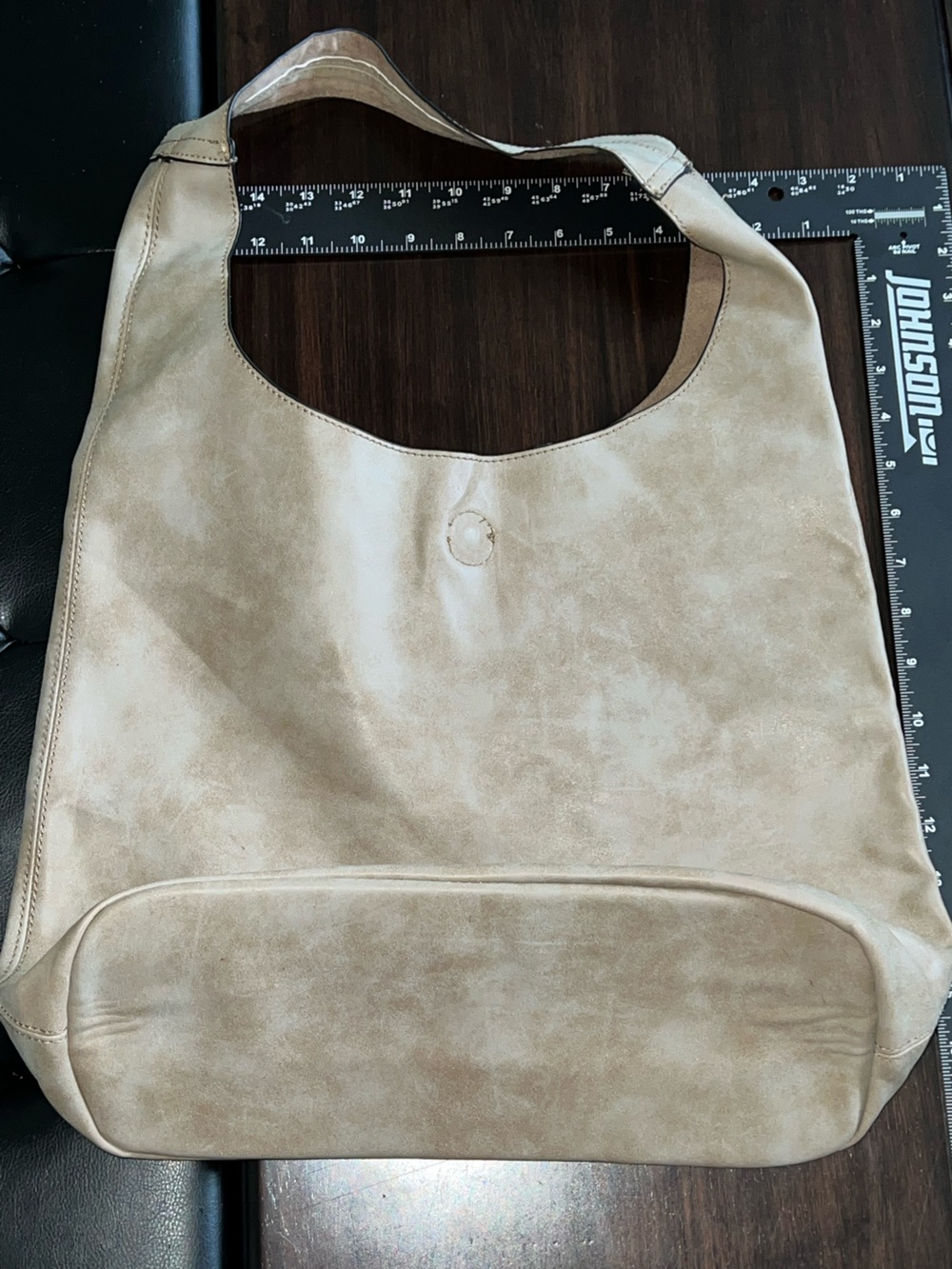 Neutral Beige Women’s Tote Bag - Minimalist Everyday Shoulder Bag